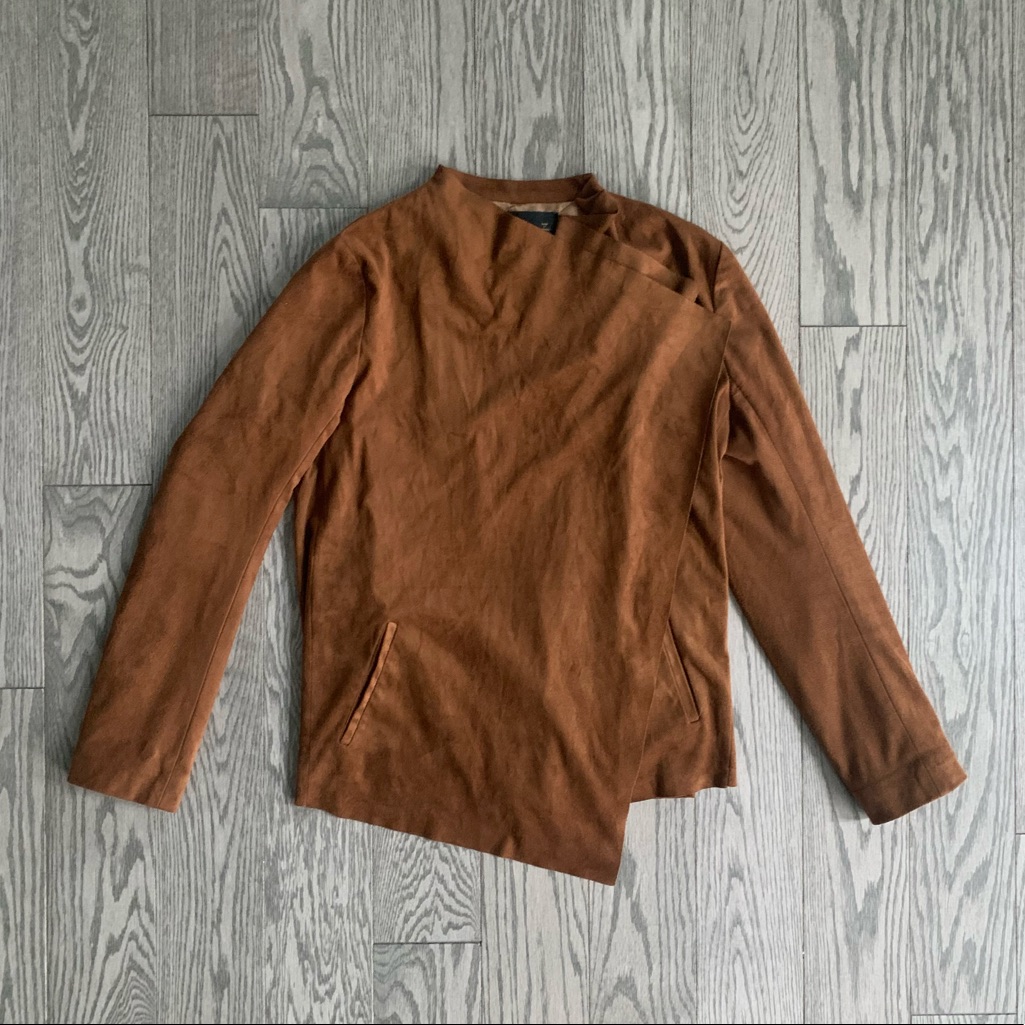 Zara Basic Suede Jacket